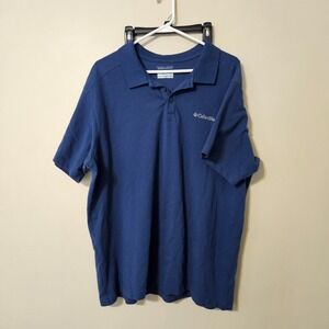 Columbia short sleeve shirts‎ Men's XxL-blue OMNI-WICK